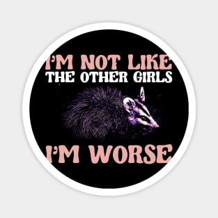 I'm Not Like The Other Girls, I'm Worse Magnet